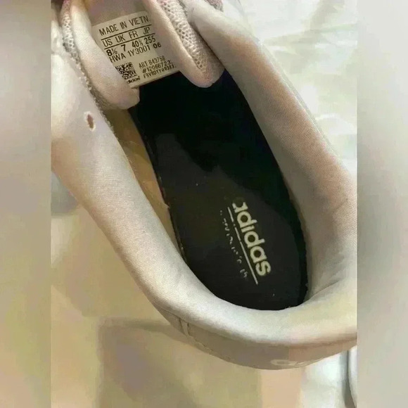 Adidas Women’s Cloudfoam QT Racer Running Shoe Size 8.5 Low Top Purple White - Picture 12 of 13